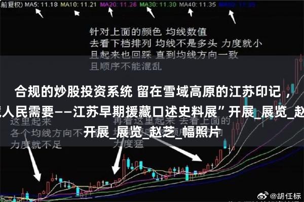 合规的炒股投资系统 留在雪域高原的江苏印记 ，“只要西藏人民需要——江苏早期援藏口述史料展”开展_展览_赵芝_幅照片