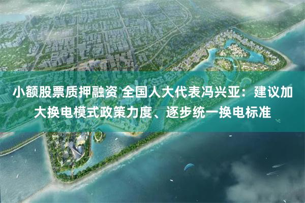 小额股票质押融资 全国人大代表冯兴亚：建议加大换电模式政策力度、逐步统一换电标准